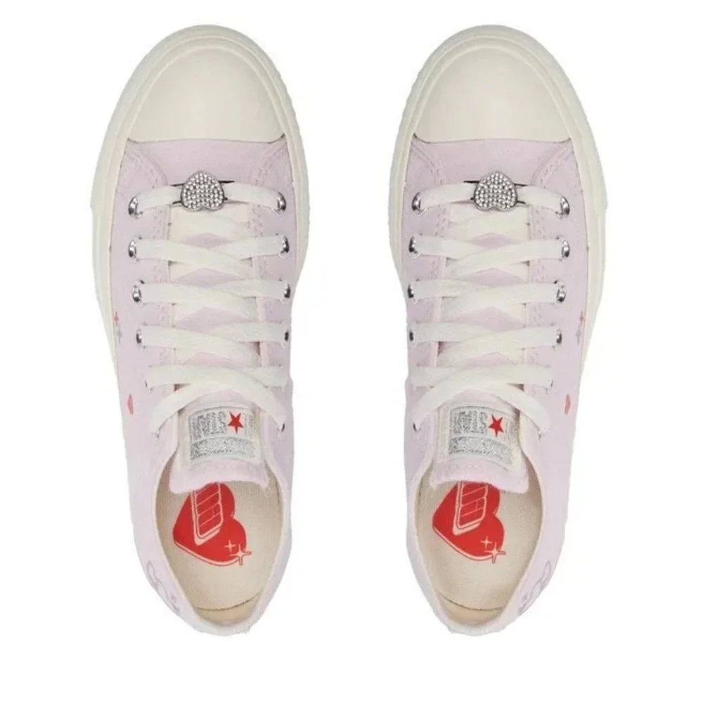 Converse Chuck Taylor All Star Lift Y2K Heart Womens Sz 8.5 A09115C Pink Shoes - Picture 7 of 9